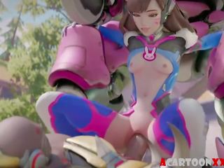 Sedusive overwatch heroes obter cona fodido, porcas filme 82