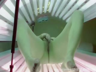 Czech Voyeur In Tanning Bed