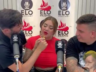 Entrevista con elo podcast termina ro una mamada y mucho sperma - sara blonda - elo picante