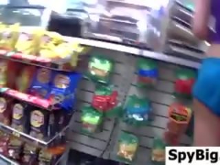 Super Ass In Shorts At The 7 Eleven