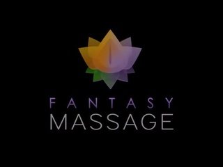 Fantasymassage білявка підліток обдурена в дає мінет