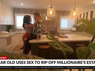 Latina usos sexo clipe para roubar a partir de um millionaire x classificado filme filmagens